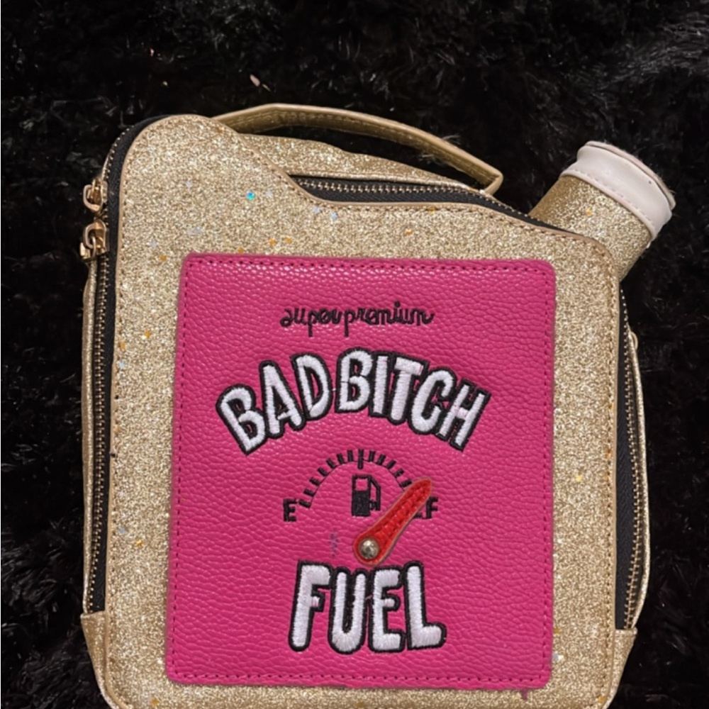 Gold and Pink Women Bag